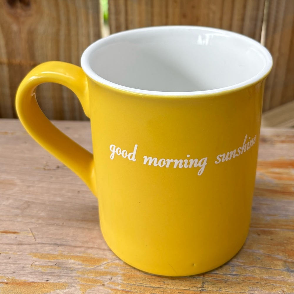 THL You Are My Sunshine Yellow & White Large Coffee Mug Size 16oz